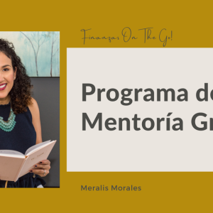 1er pago - Mentoría 1:1 con Meralis Morales